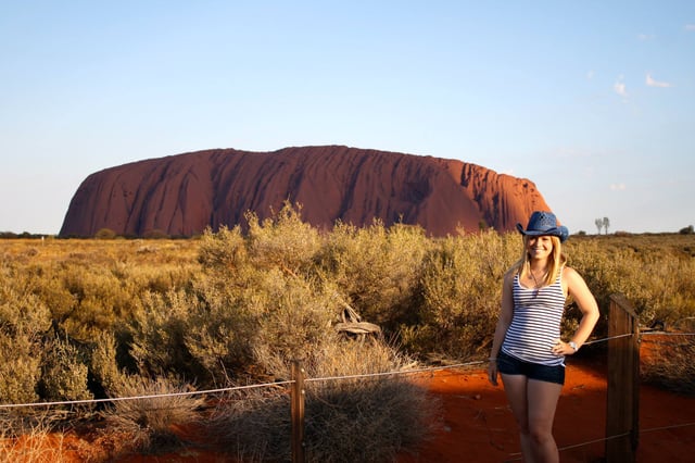 CAPAStudyAbroad_Sydney_Fall2013_Kristen GEATZ_Me by the Australian Outback