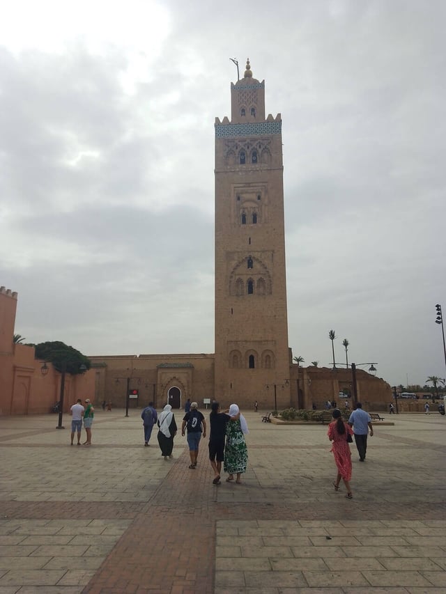 An afternoon by the Koutoubia Minaret in Marrakesh