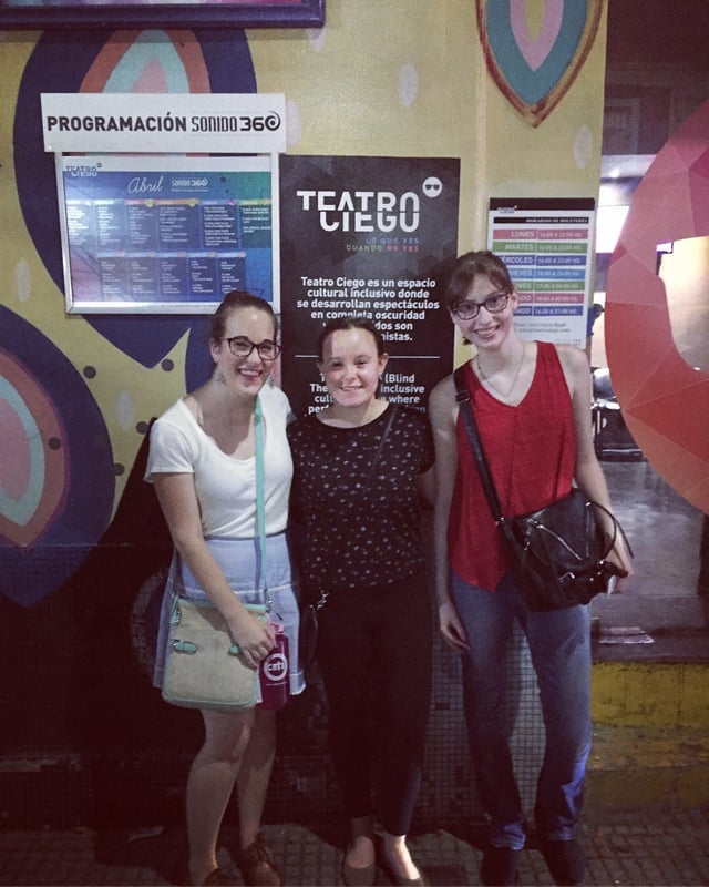 CAPAStudyAbroad_Buenos Aires_Spring2018_From Claire Shrader - Fun night with these friends at Teatro Ciego