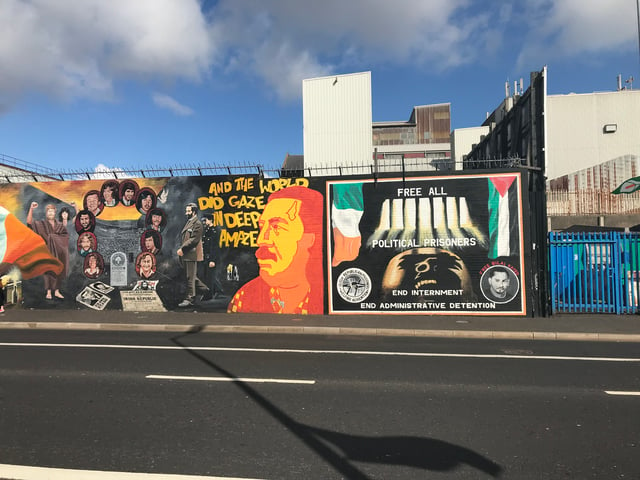CAPAStudyAbroad_Dublin_Spring2018_From Brandon Mooney - Graffiti of a Wall Outside Catholic Neighborhood