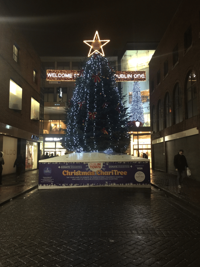 Dublin One's Christmas tree.