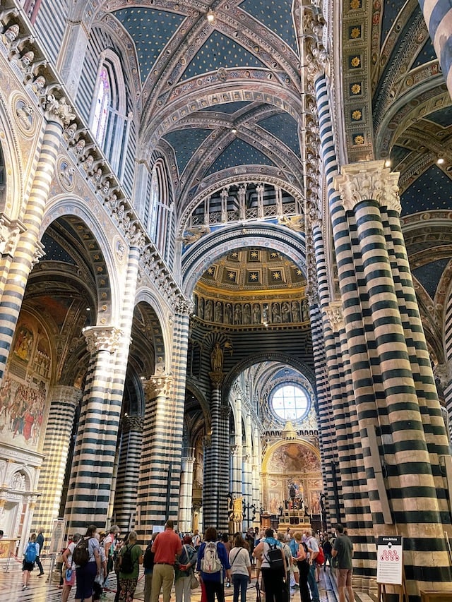 Interior of the Duomo of Siena