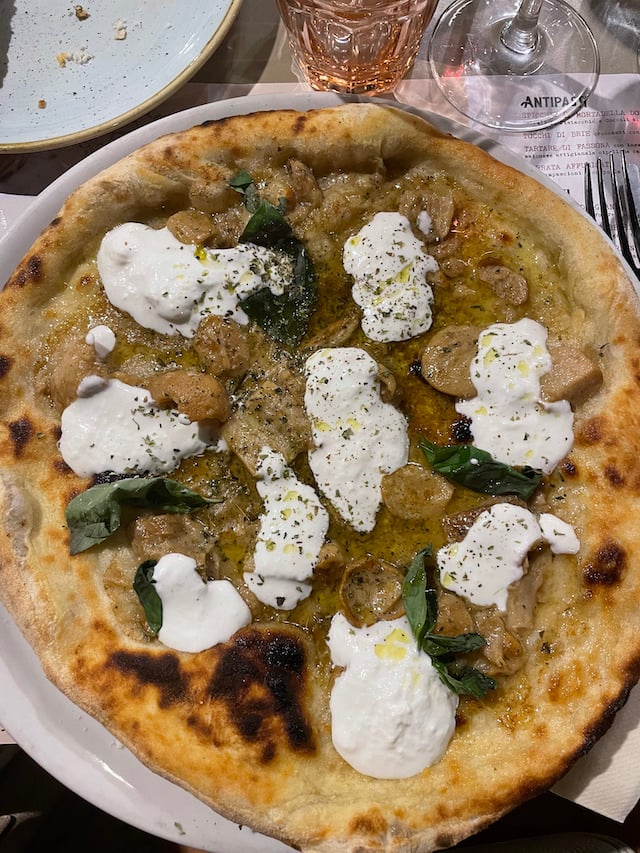 The Intensa pizza at  Luppolo e Grano