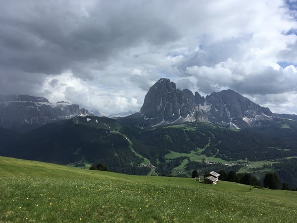Alpe de Suisi on the Southern Slope of Val Gardena