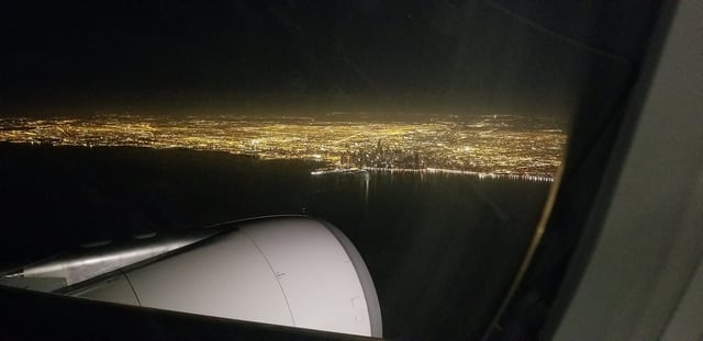 CAPAStudyAbroad_London_Fall2017_From Thaddeus Kaszuba - Downtown Chicago Skyline as I prepare to land in the US after 5 Months.jpg