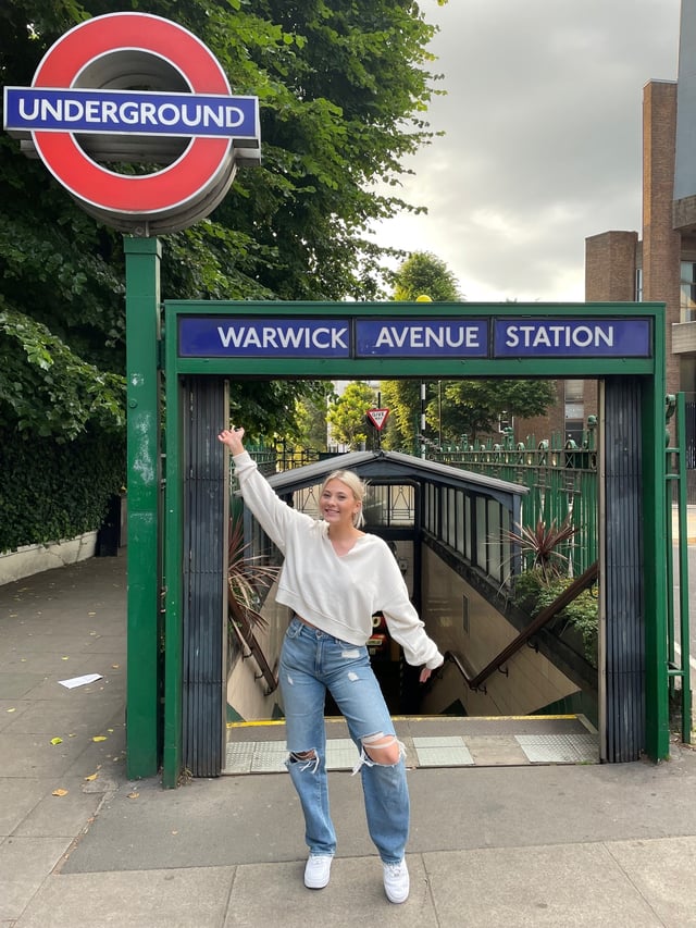 Warwick Avenue tube station, used as a filming location in the Elton John biopic released in 2019, “Rocketman.”  Risner_Underground