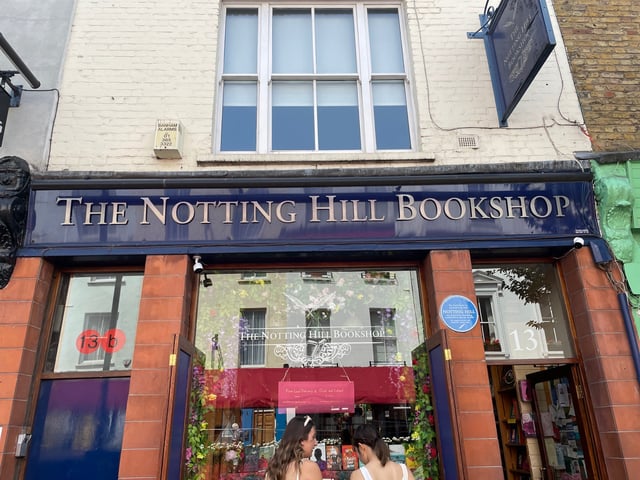 Notting Hill Bookshop, made famous from the 1999 Rom-Com, Notting Hill, starring Julia Roberts and Hugh Grant.