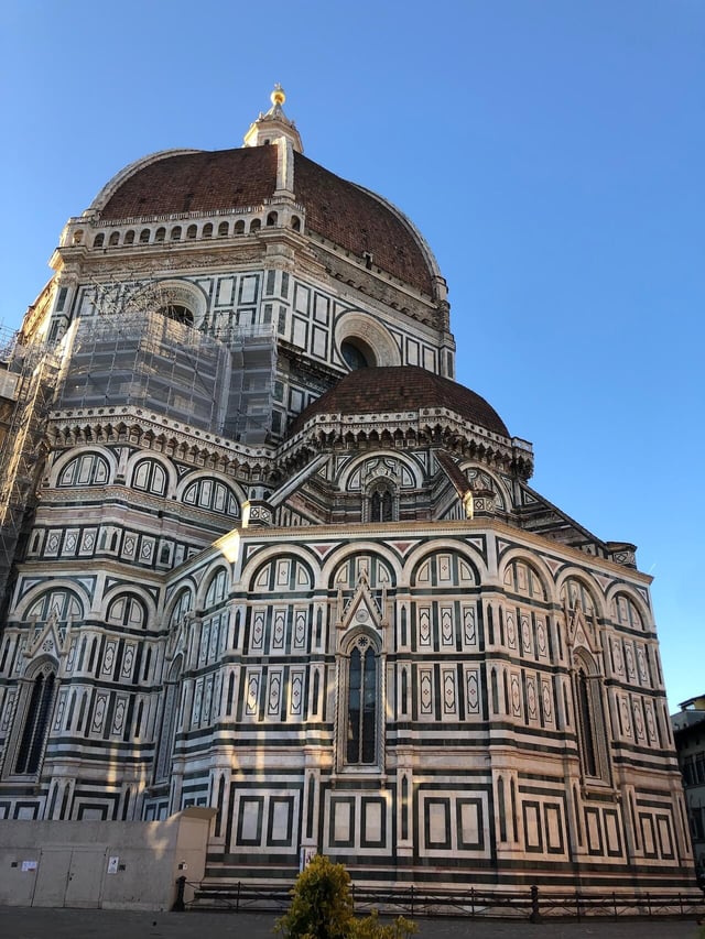 Standing Under the Duomo in Florence