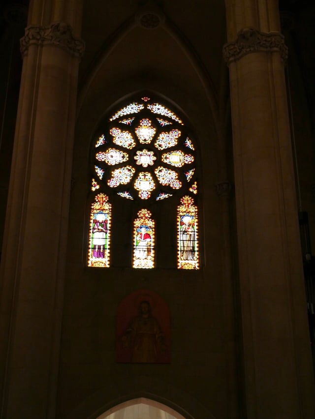 Windows in the Temple of the Sacred Heart