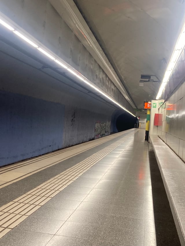 Metro station in Barcelona