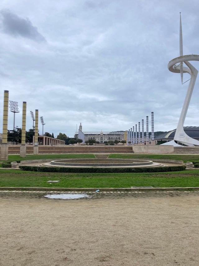 The Olympic area in Barcelona