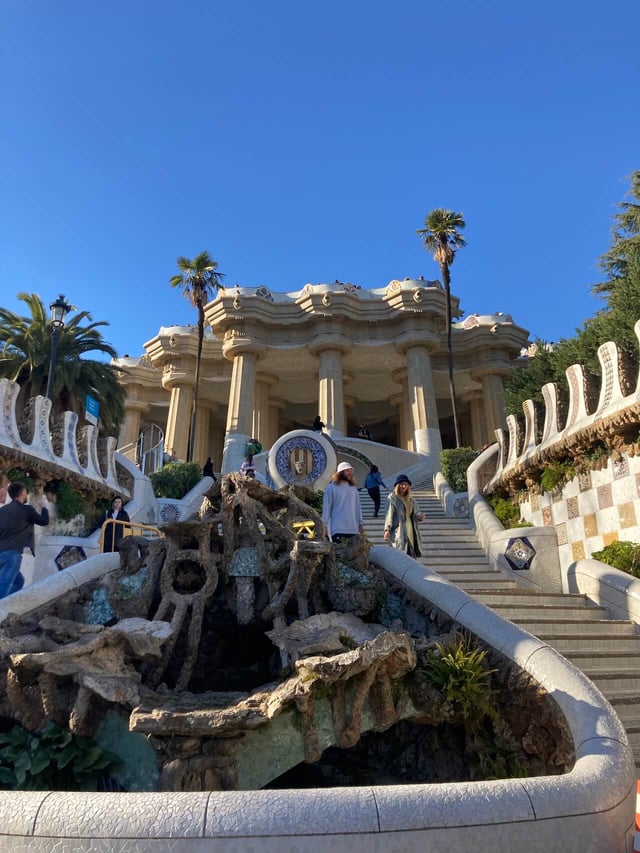 Gaudi’s famous Parc Güell, a must-see for anyone coming to Barcelona