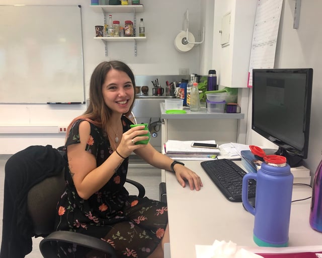 Coworker Drinking Mate
