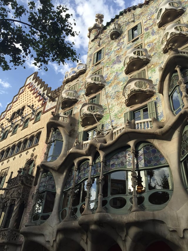 Casa Batllo in Barcelona, Spain