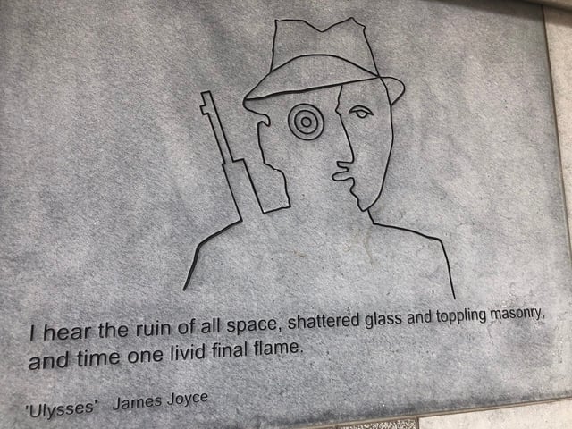 James Joyce at Garda Station