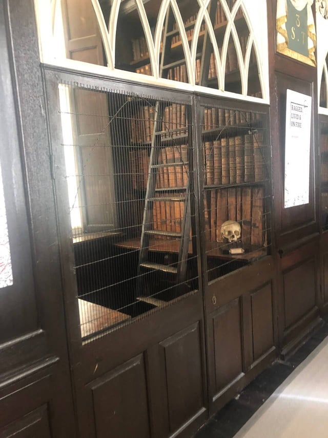Cage at Marsh's Library 