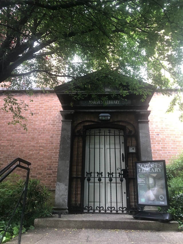 Marsh's Library Entrance in Dublin