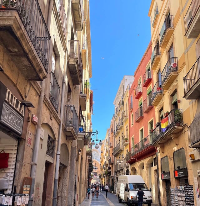 street and buildings in Tarragona