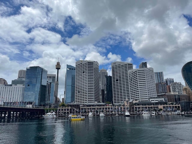 Darling Harbour during the day