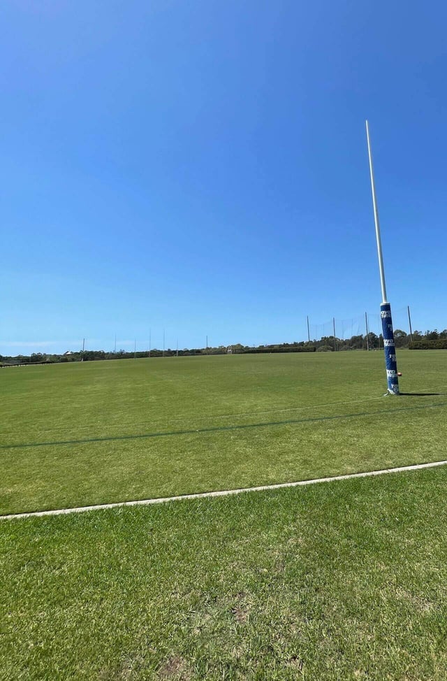 An Australian Football practice field