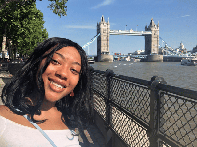 CAPAStudyAbroad_London_Summer2018_From Mariah Thomas - Getting a Photo with the Tower Bridge