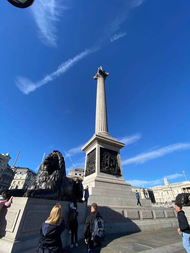 Nelson’s Column in Trafalgar Square